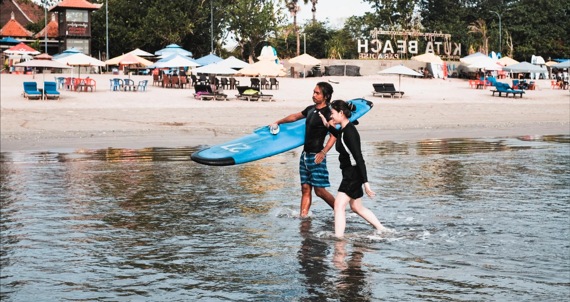 Surfing experience